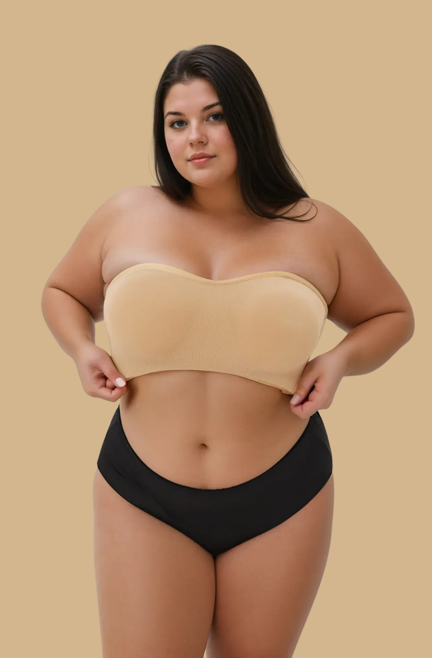 MissKlara Bali Bandeau Beige
