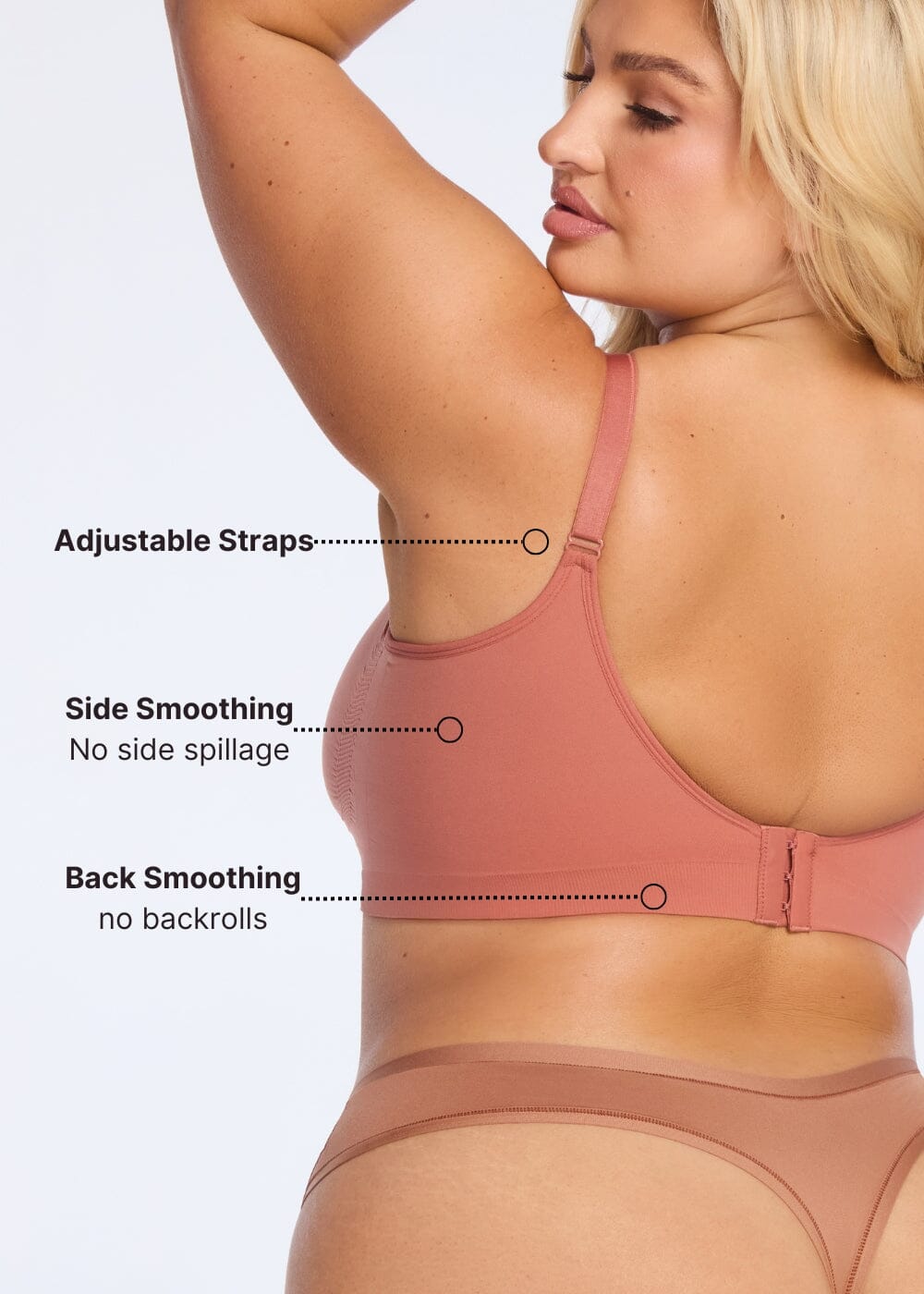 MissKlara SmoothingSeamless Drahtloser Scoop-BH