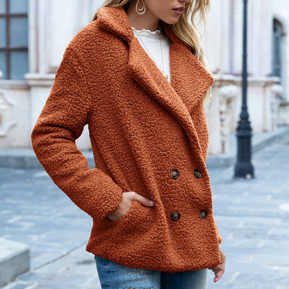 Missklara Flauschige Oversize-Capejacke