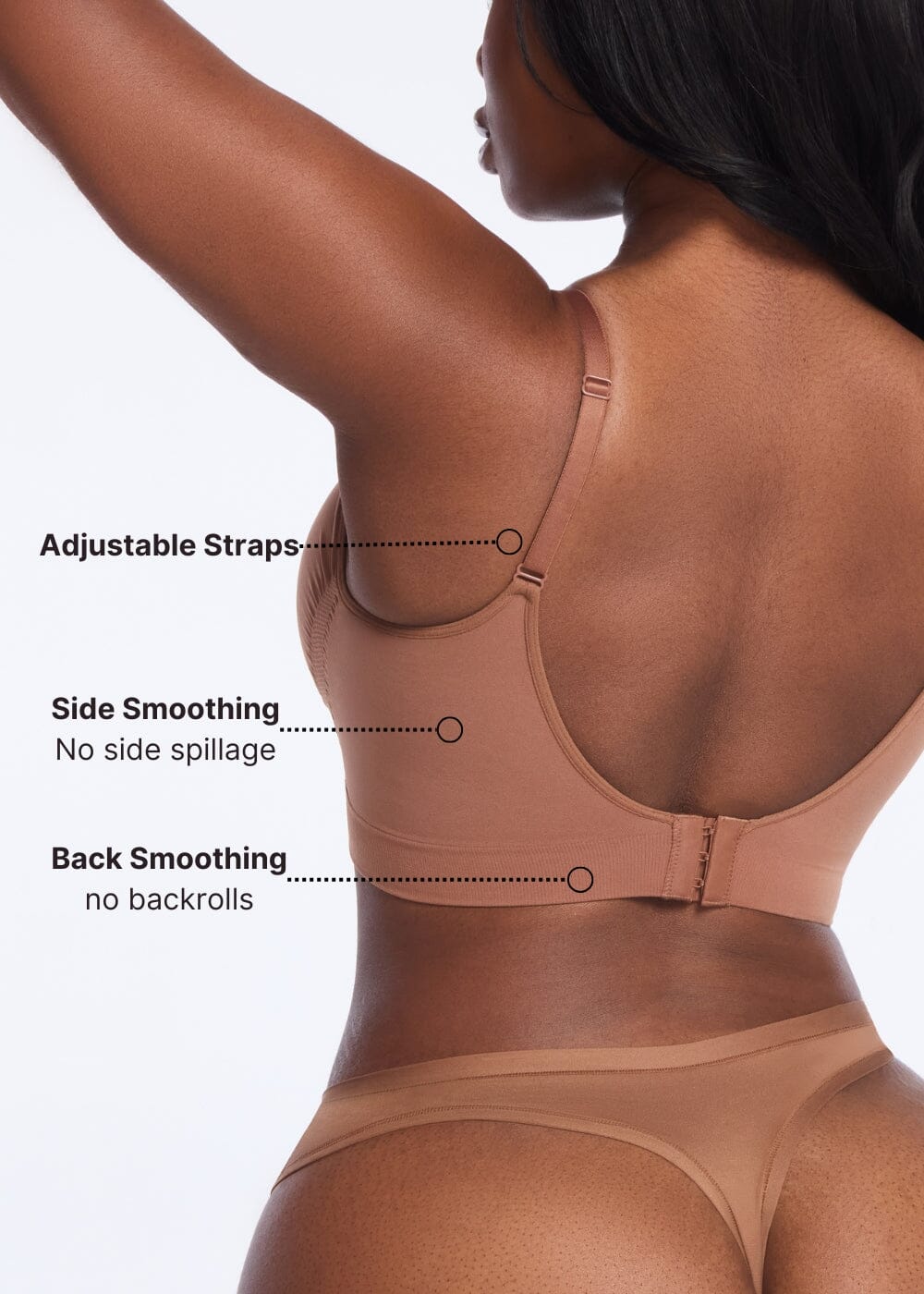 MissKlara SmoothingSeamless Drahtloser Scoop-BH
