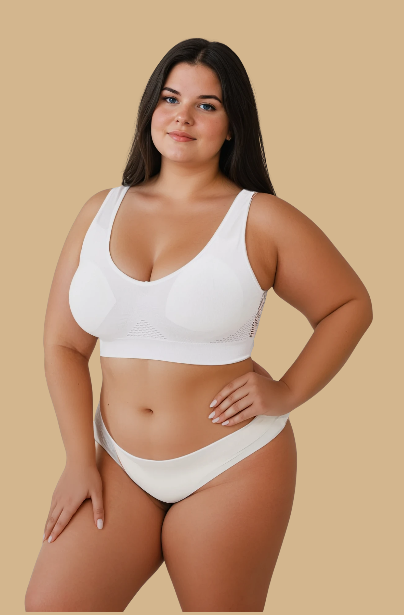 MissKlara Sydney Sport-BH Wit