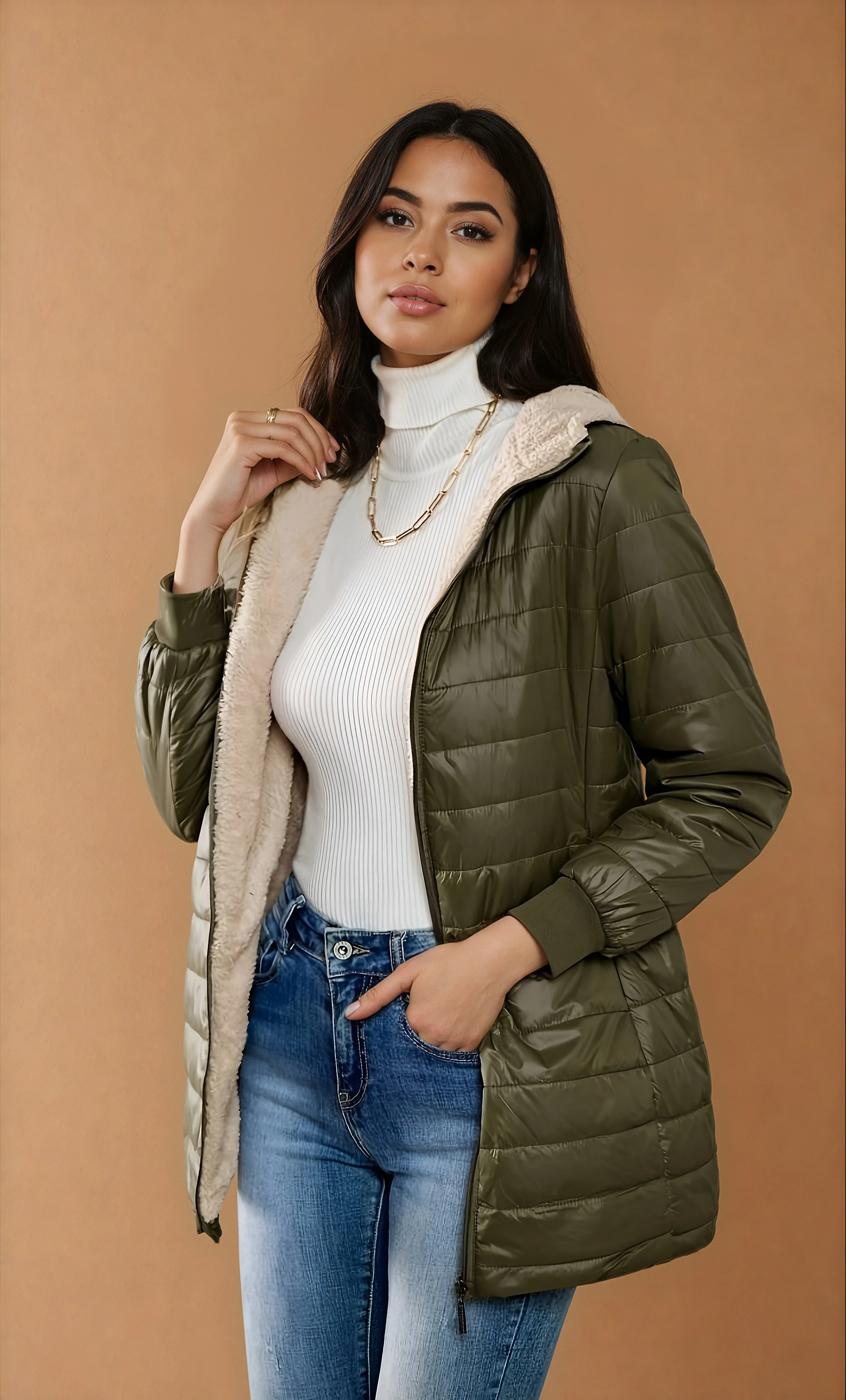 Missklara Kuschelige Winterjacke