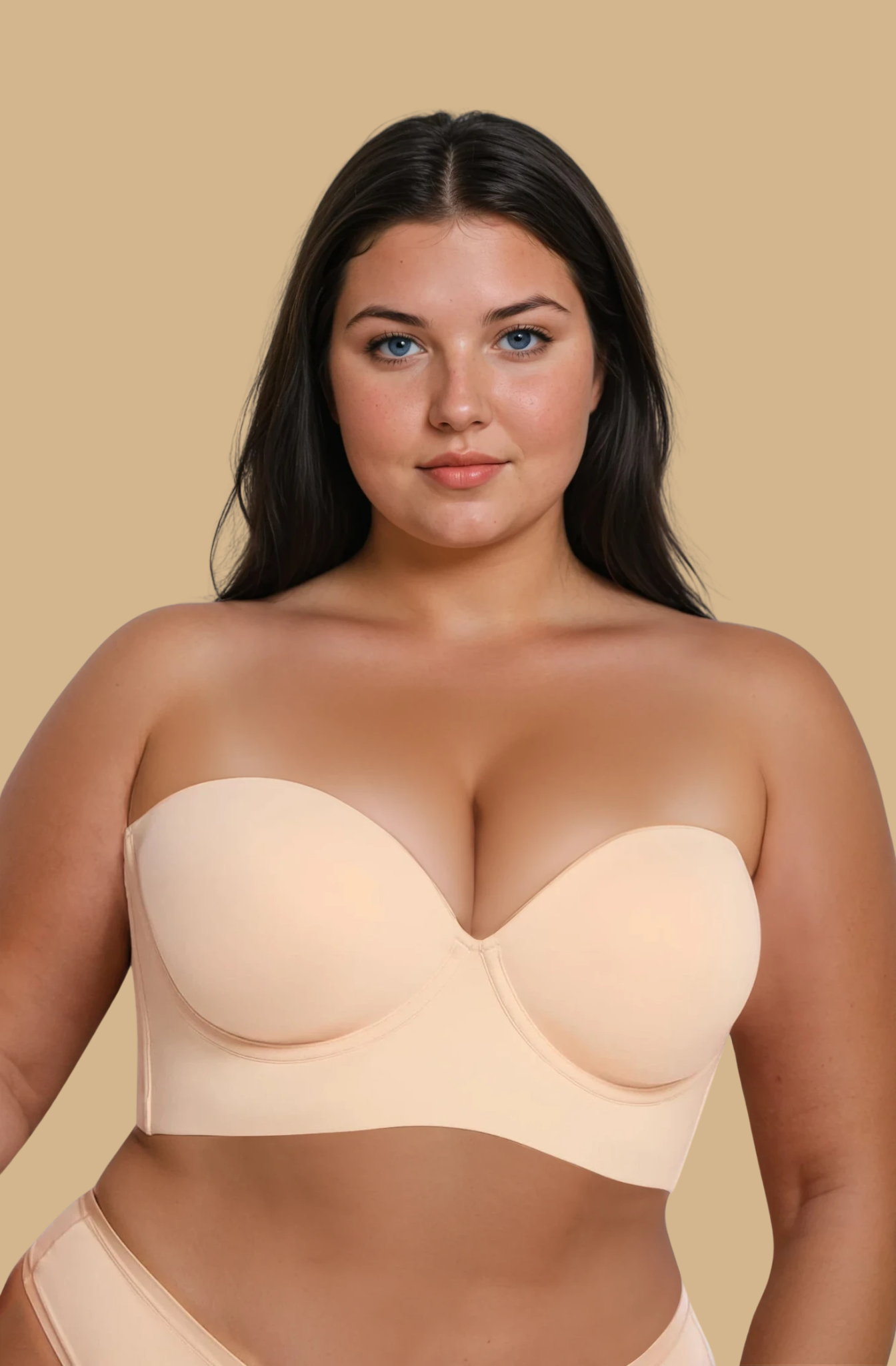 MissKlara 360Support Trägerloser BH Zand