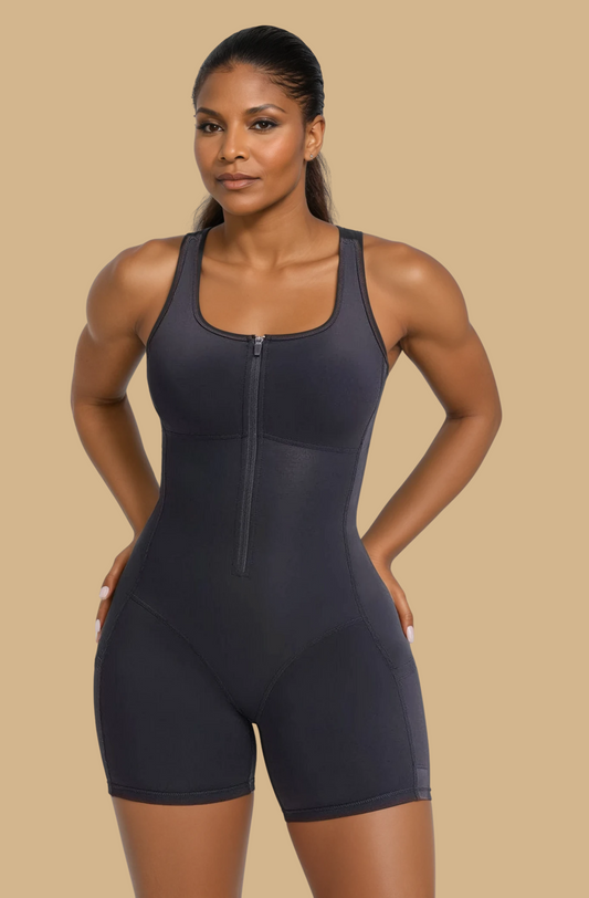 MissKlara SaunaSculpt Kompressionsanzug Zwart