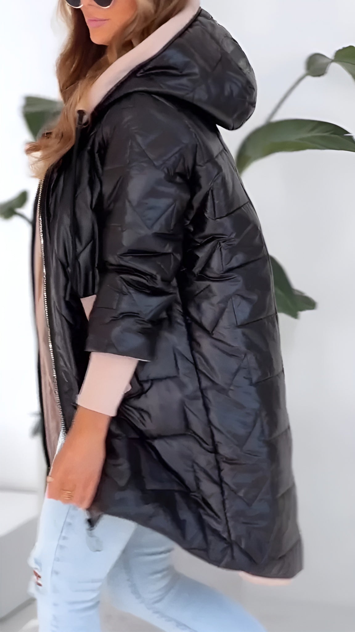 Missklara Kapuzenjacke mit langen Ärmeln