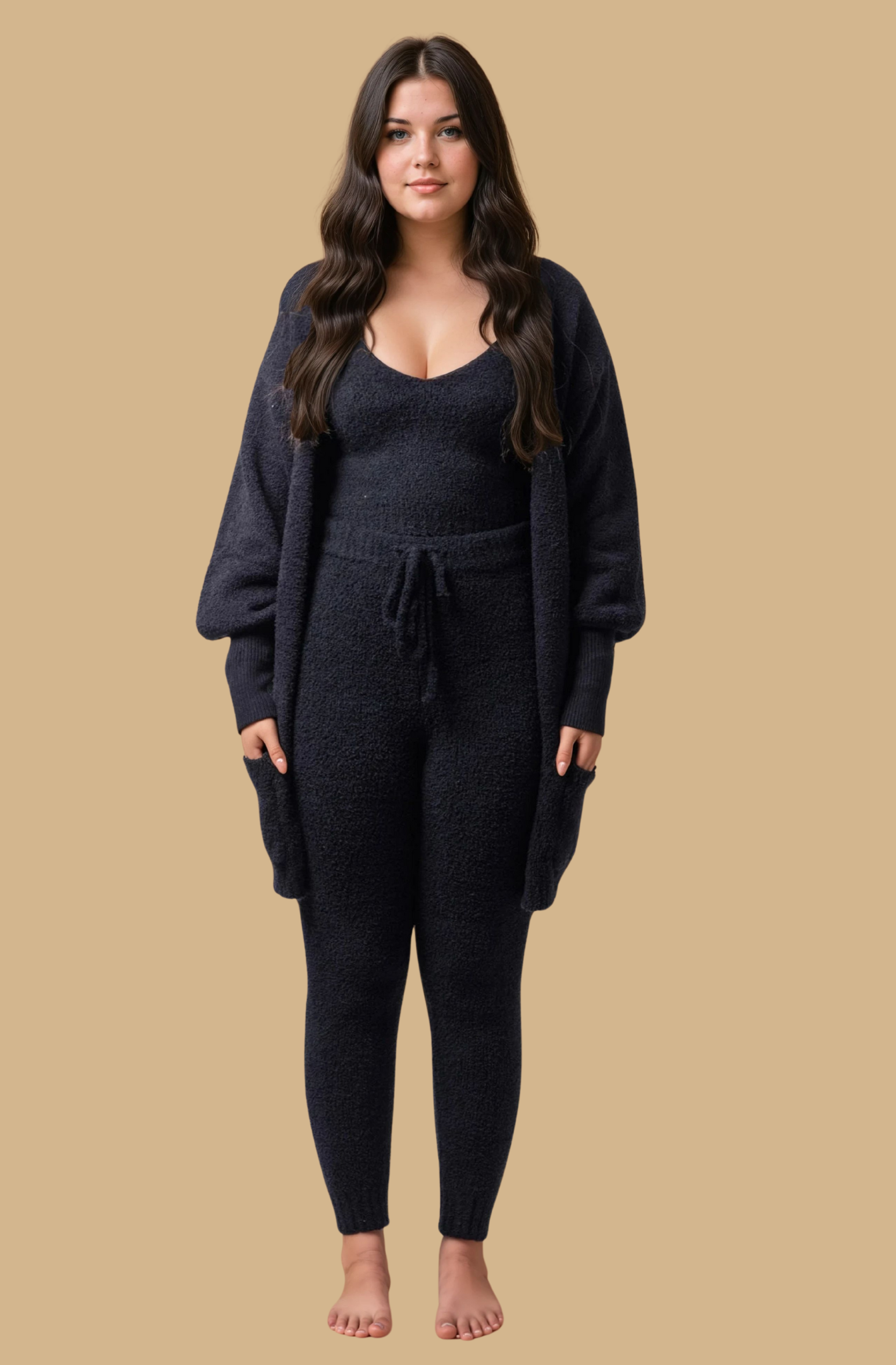 Missklara - Komfort-Set 3-teilig schwarz mit Hosen