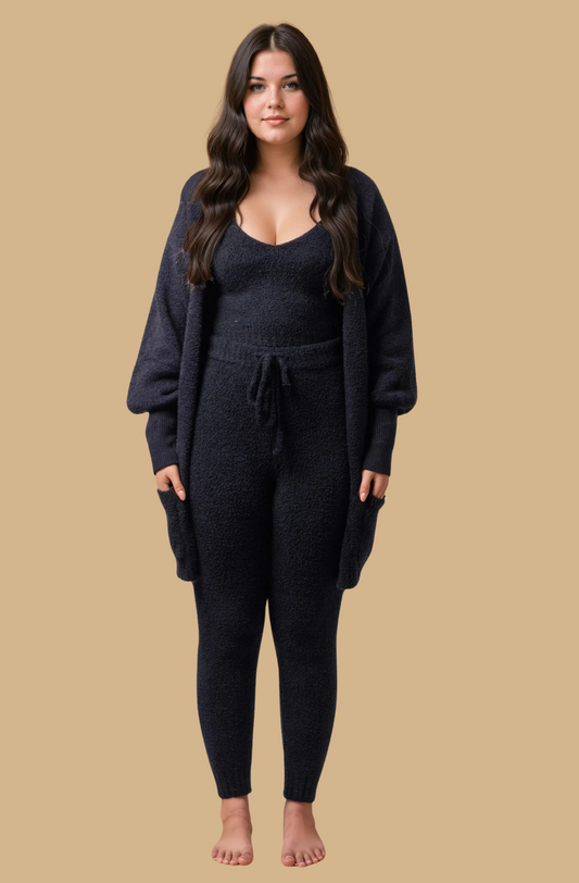 Missklara - Komfort-Set 3-teilig schwarz mit Hosen