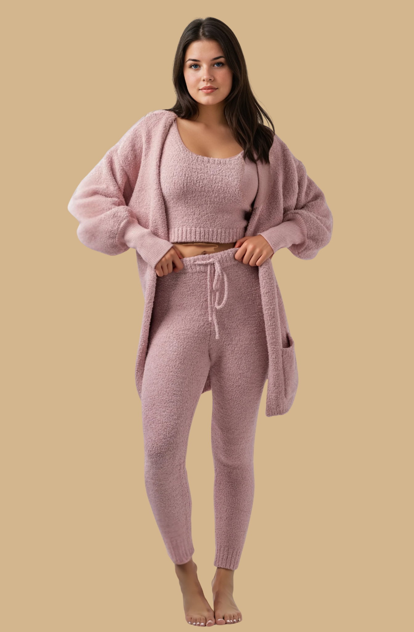 Missklara - Komfort-Set 3-teilig khaki mit Hosen