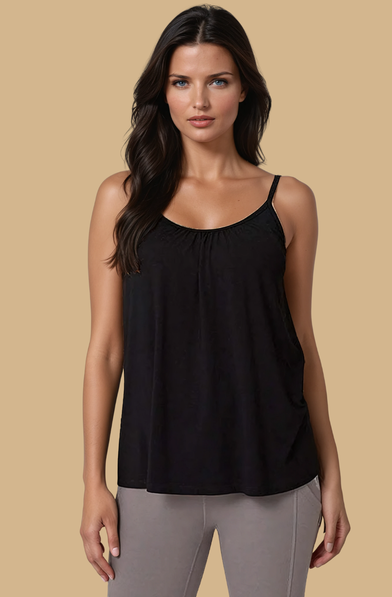 Missklara Cooling Cami mit integriertem BH Black