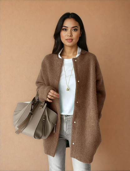 Missklara Raffinierter Lagen-Cardigan Braun