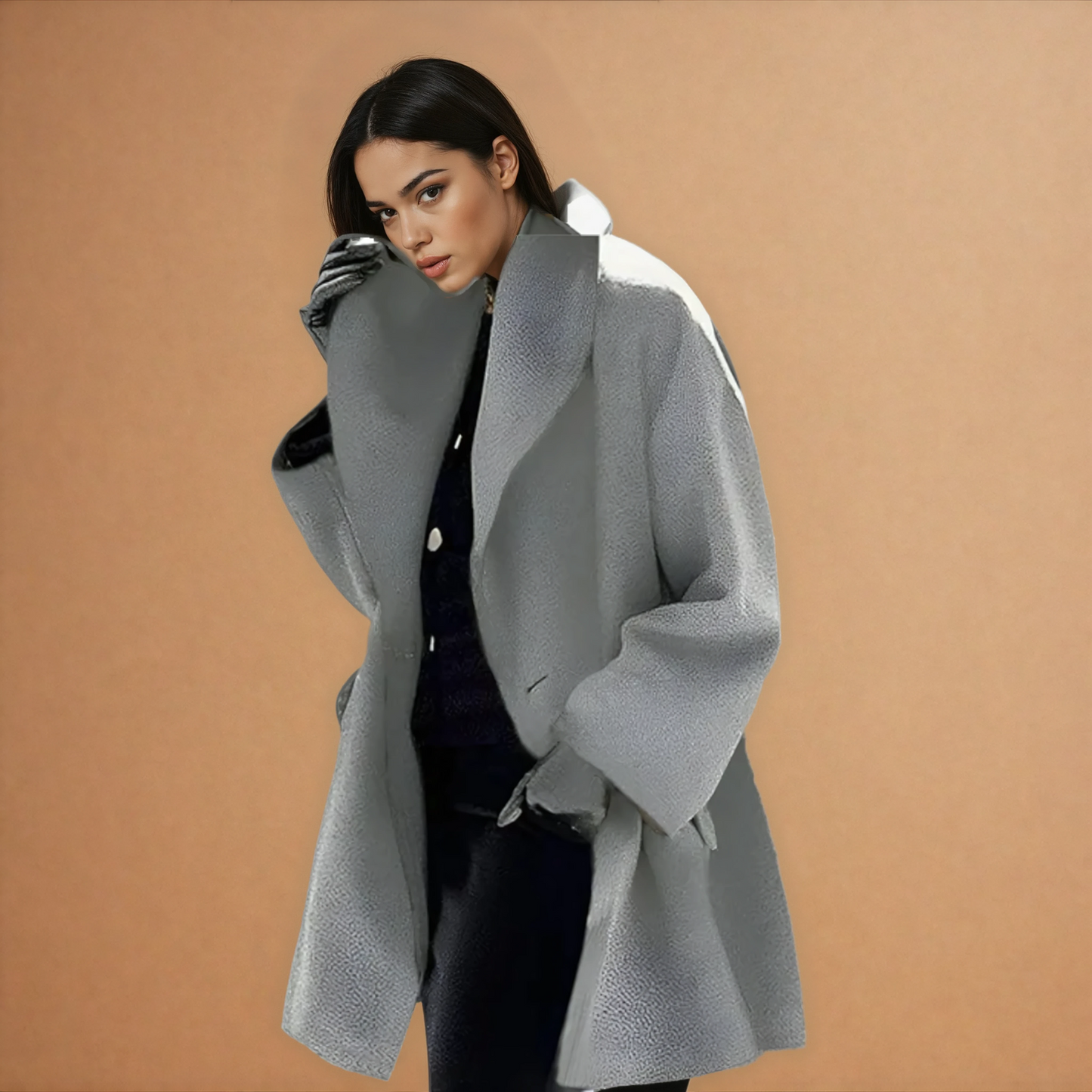 Missklara Winddichte Wolljacke