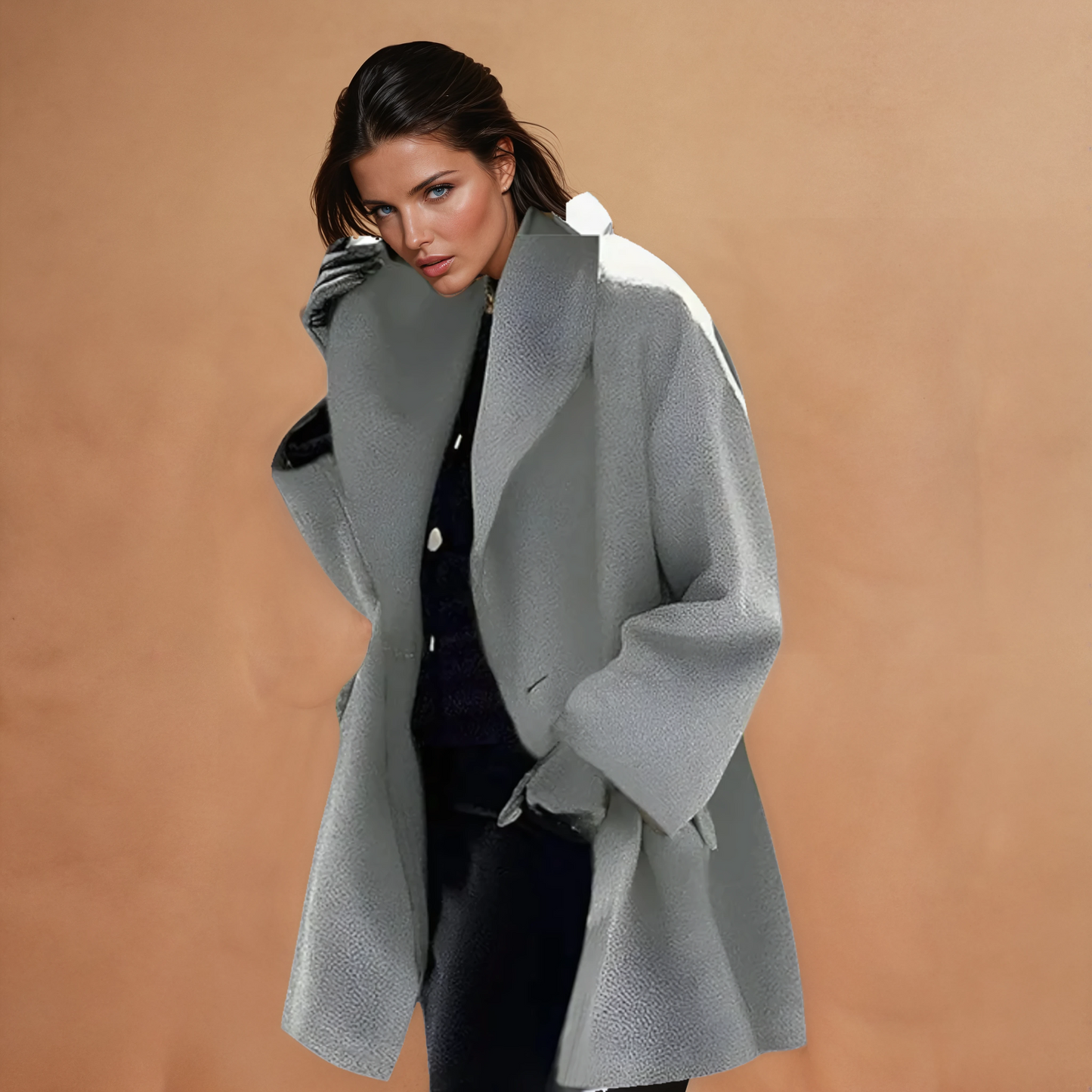 Missklara Winddichte Wolljacke