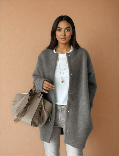 Missklara Raffinierter Lagen-Cardigan Grau