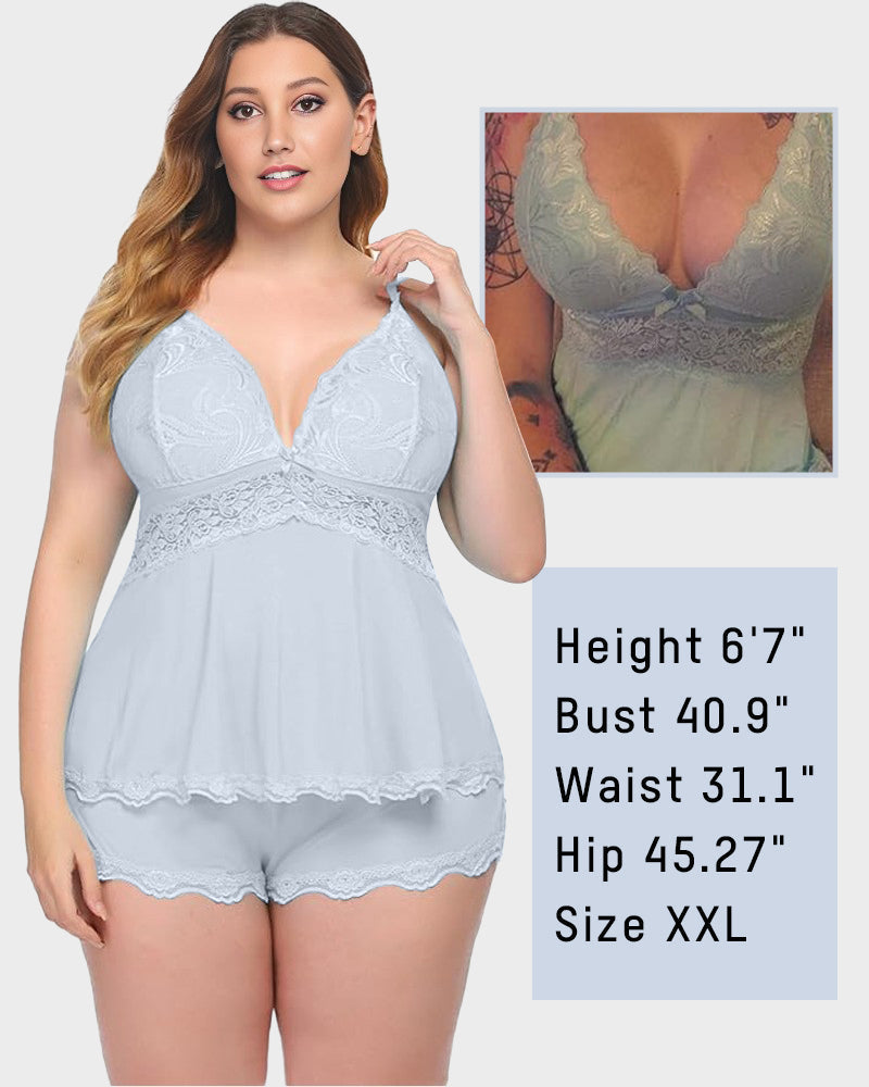 Missklara Spitzen-Traumset