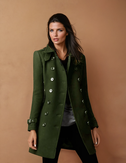 Missklara Moderner Trenchcoat im eleganten Design Grün