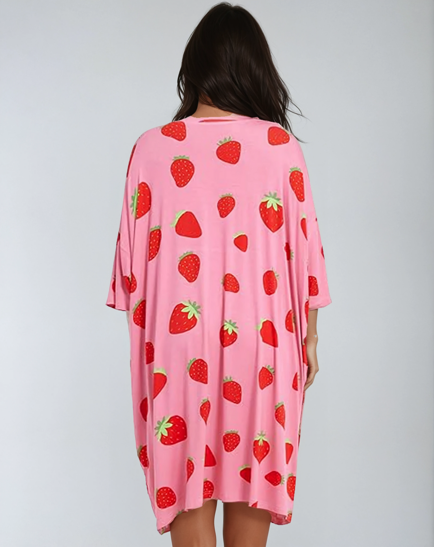 Missklara Plus-Size Oversized Nachtshirt mit Taschen