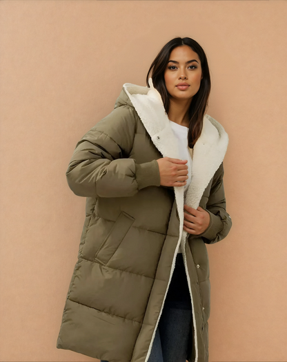 Missklara Damen-Winterjacke mit Fleecefutter