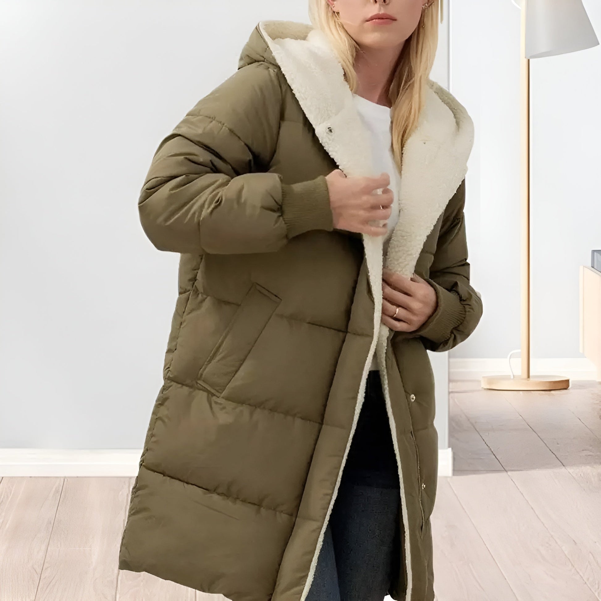 Missklara Damen-Winterjacke mit Fleecefutter