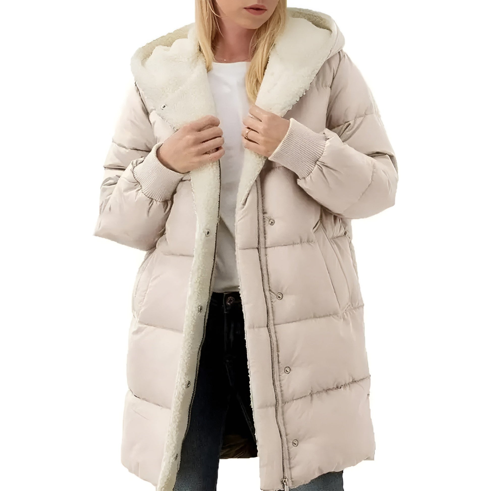 Missklara Damen-Winterjacke mit Fleecefutter