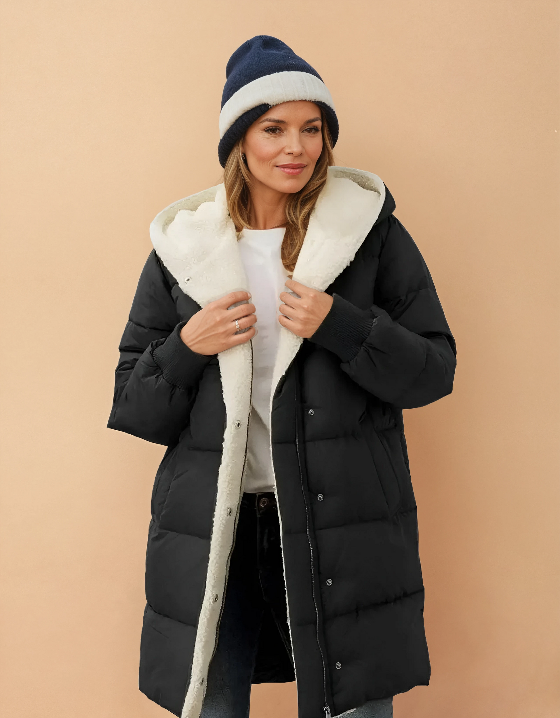 Missklara Damen-Winterjacke mit Fleecefutter