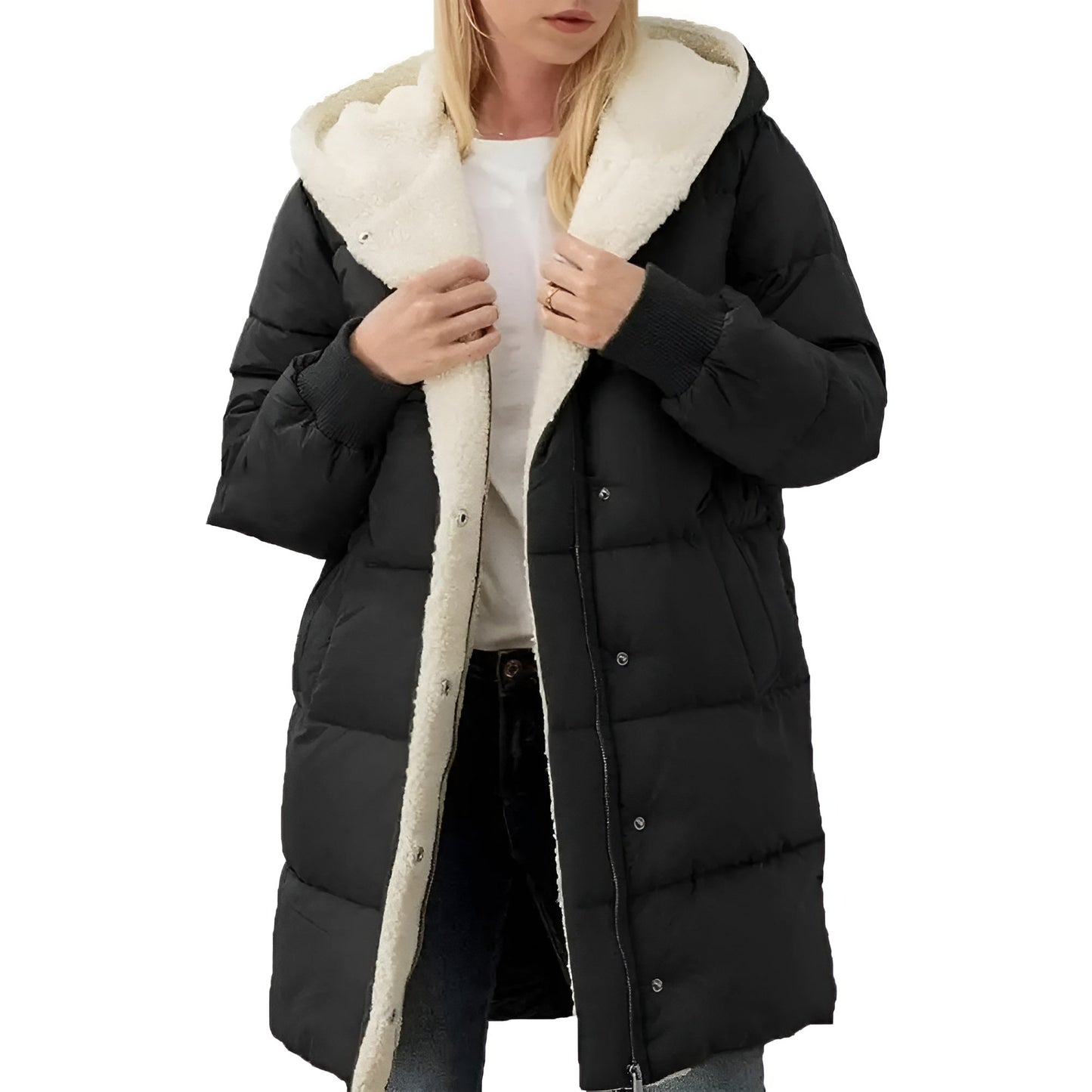 Missklara Damen-Winterjacke mit Fleecefutter