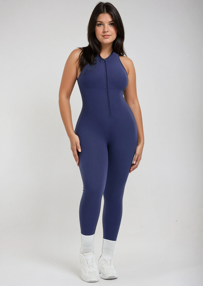 MissKlara SnatchedSuit Jumpsuit Marine